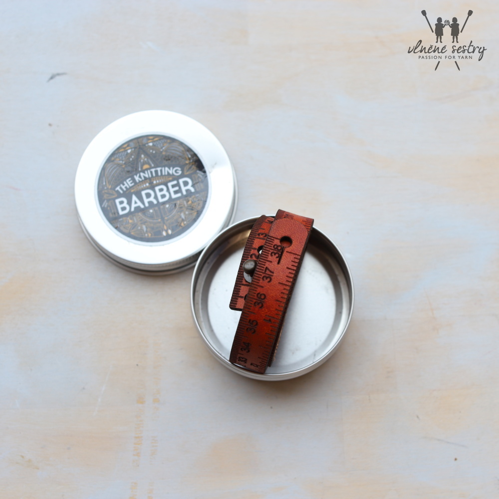 The Knitting Barber Ruler - Orange (18 cm) 