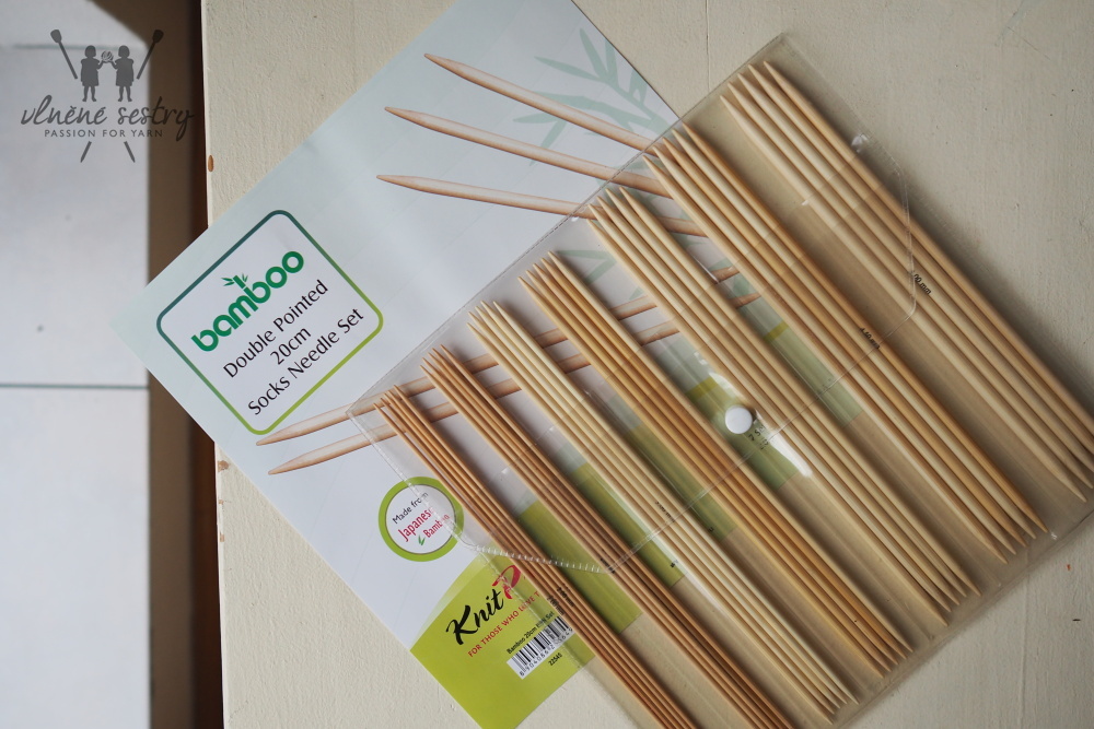 Sada ponožkových jehlic Bamboo