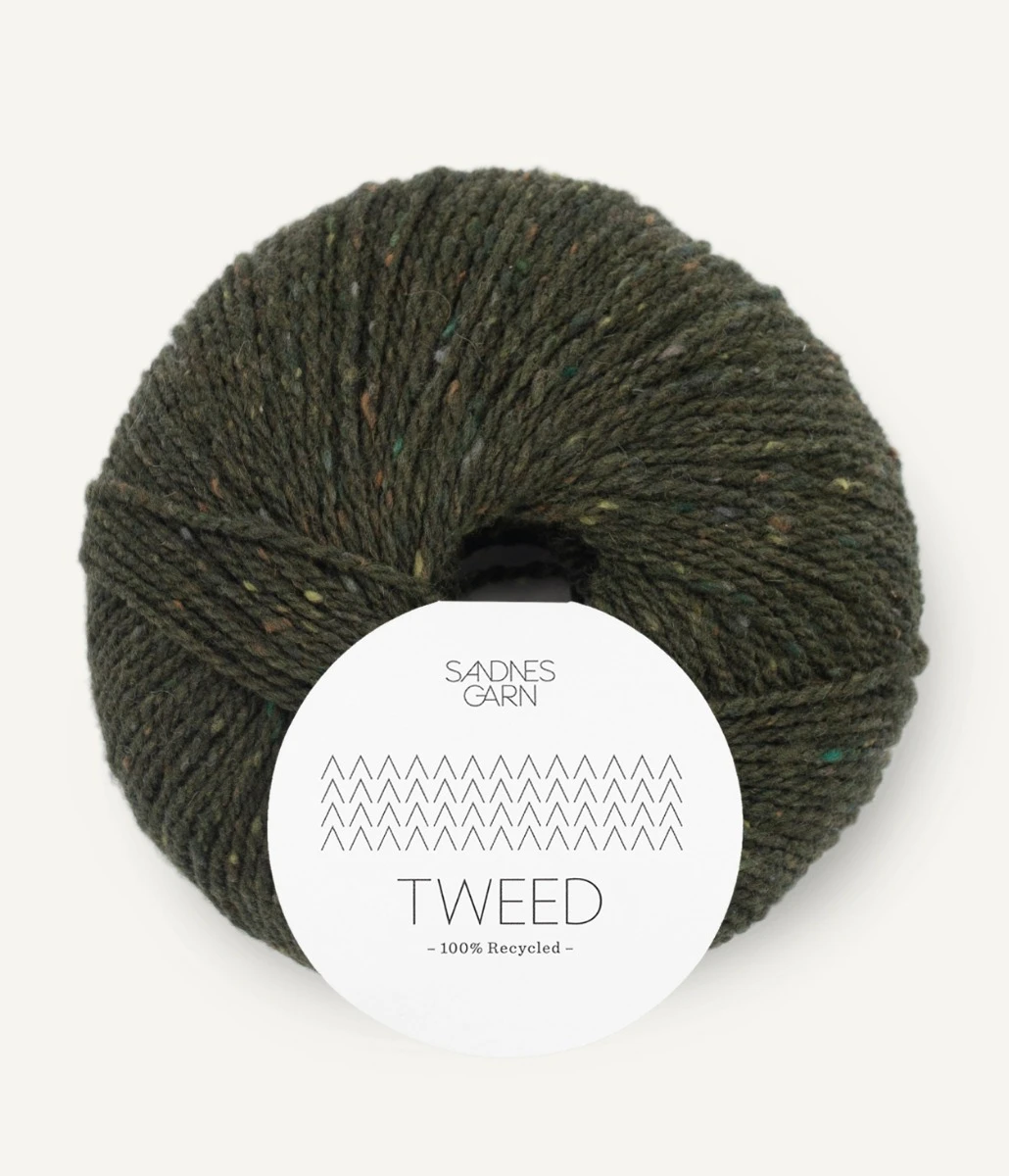 Tweed Recycled - 9585 Olive