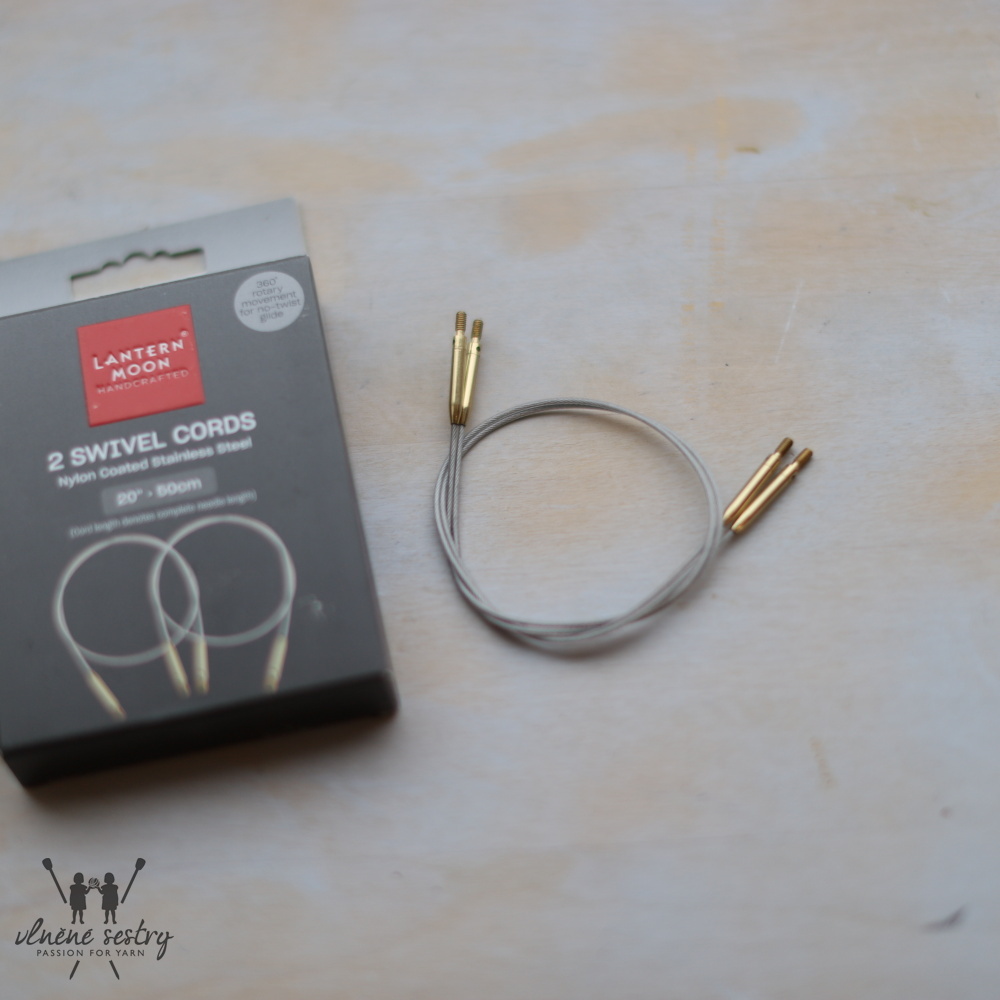 Sada 2 kovových otočných lanek Lantern Moon - 50 cm 