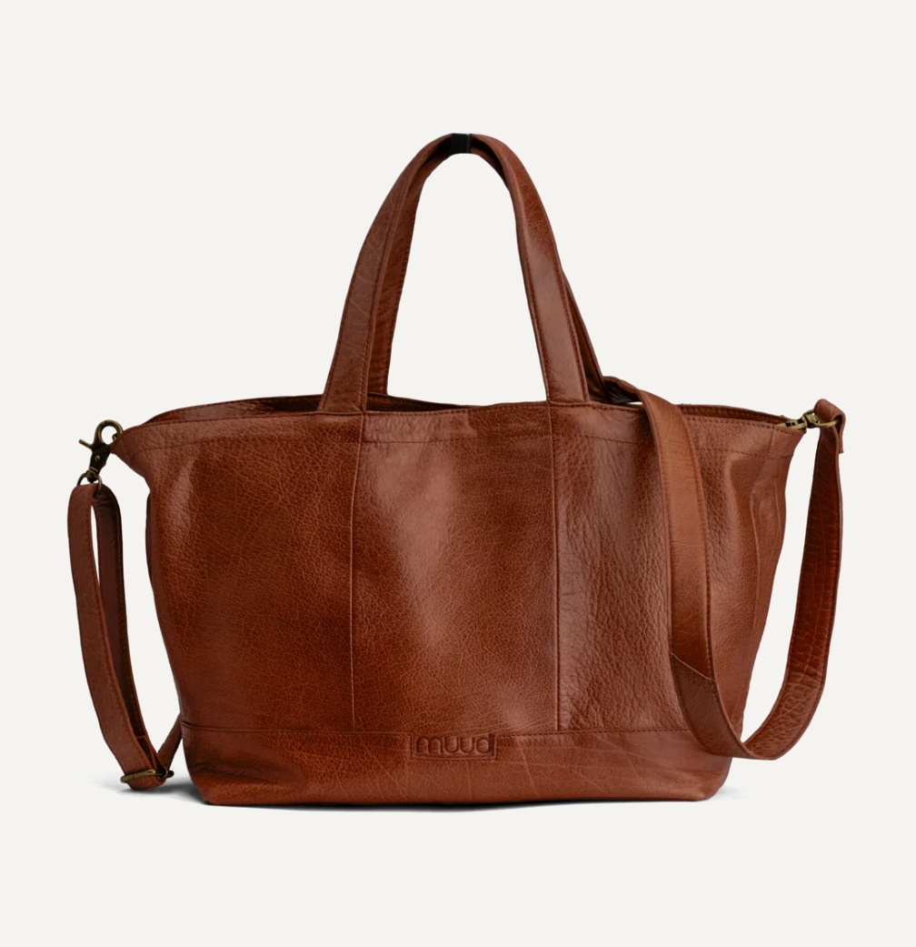 Hibba Zipper Rich Brown