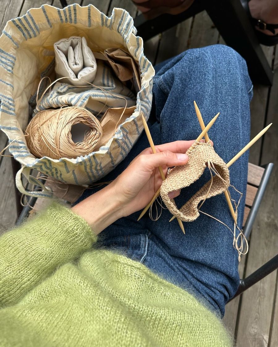 Petiteknit Project Bag - Striped