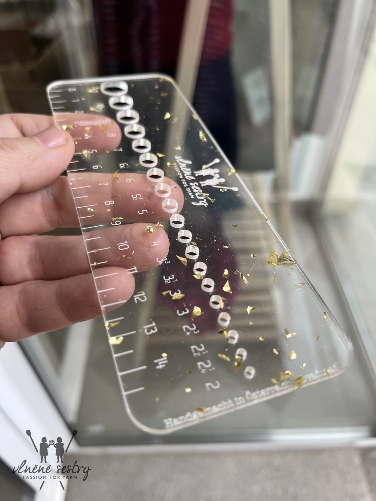 Měřidlo Glitter Vlněné sestry 